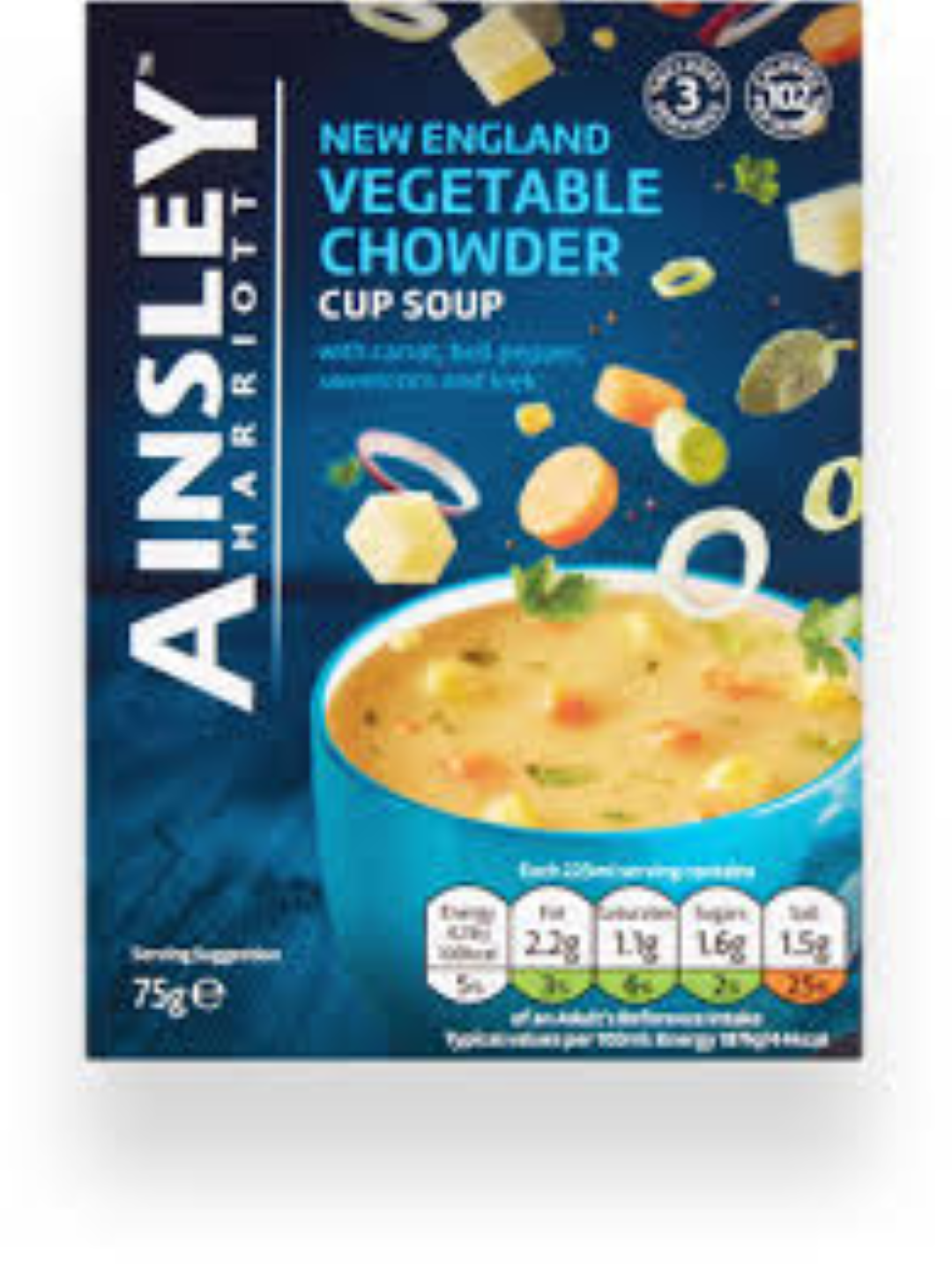 AINSLEY HARRIOT CUP A SOUP VEGETABLE CHOWDER 3S